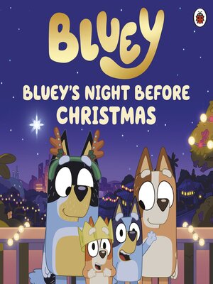 cover image of Bluey's Night Before Christmas